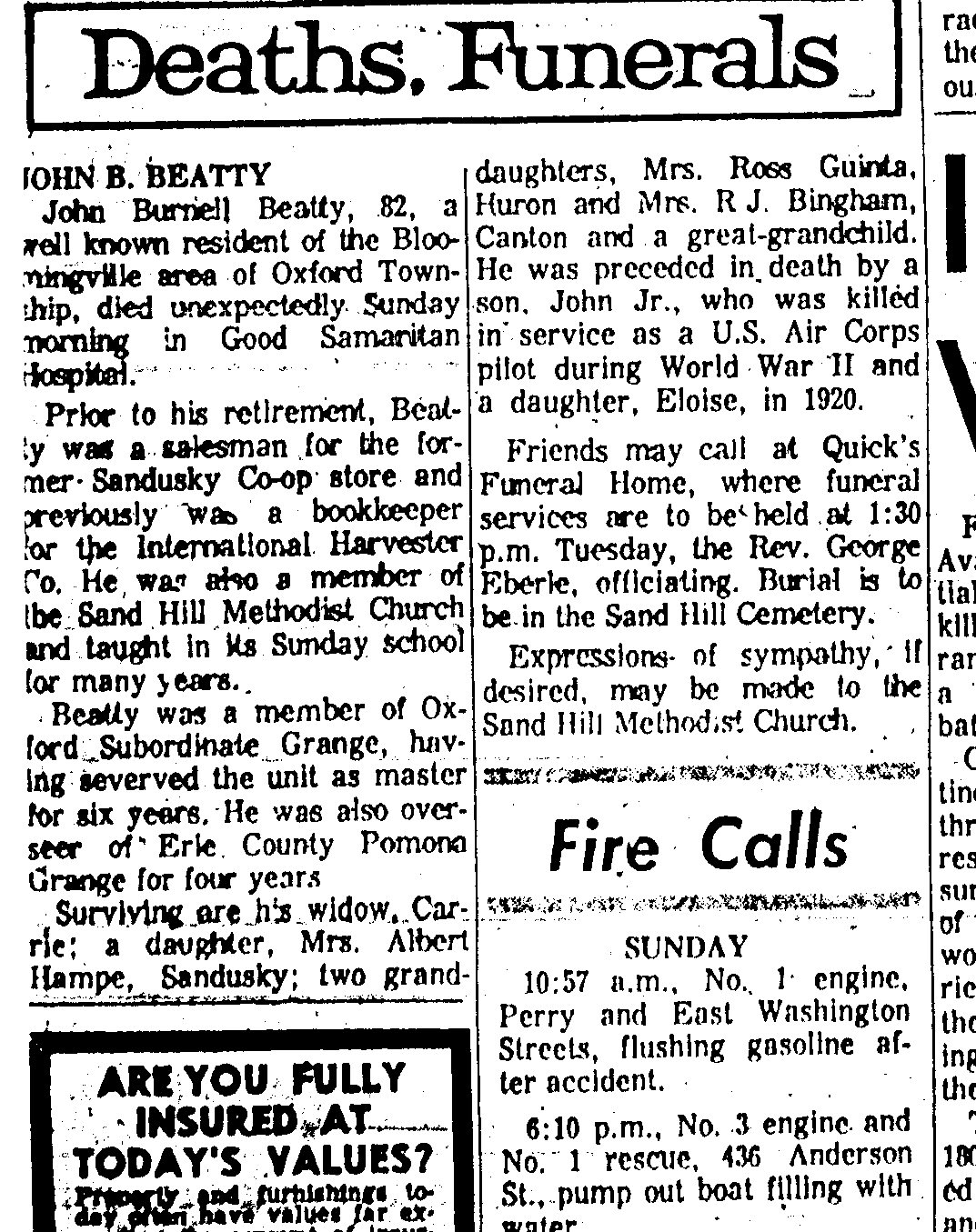 John Beatty Obit