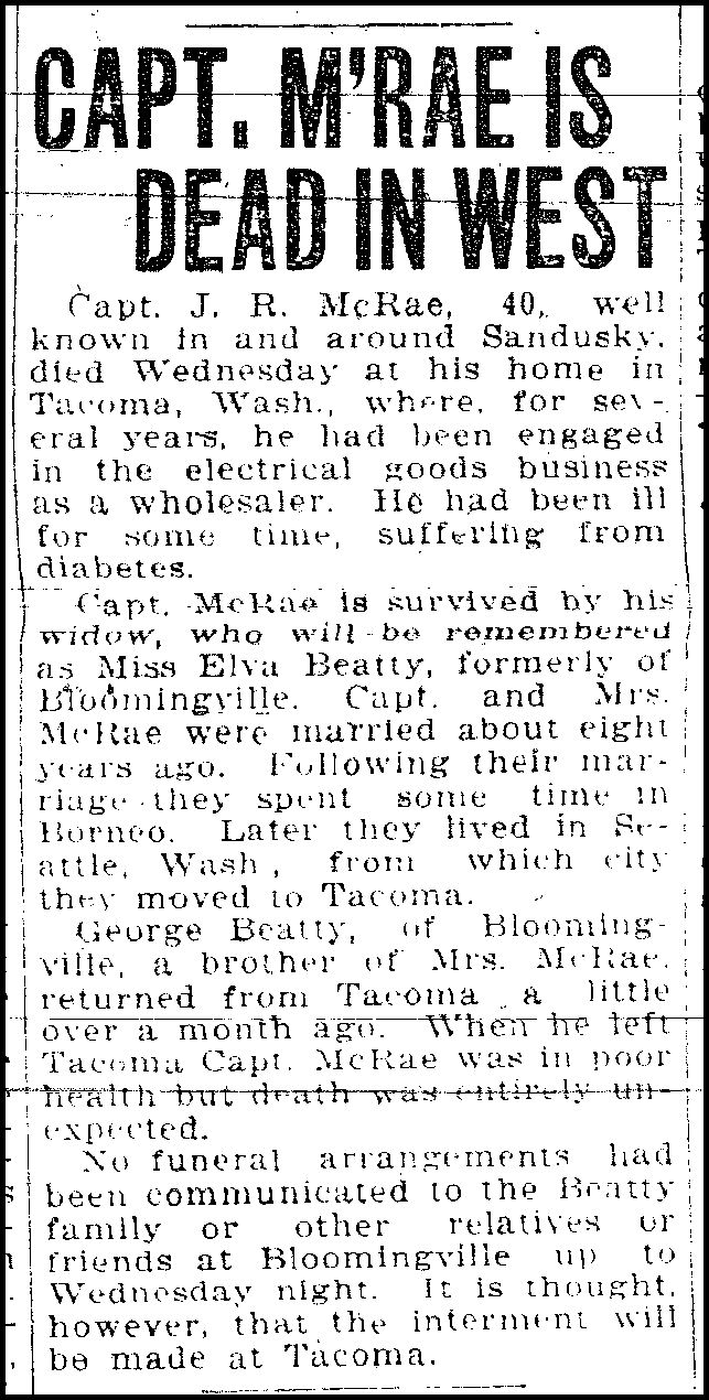 John McRae Obit
